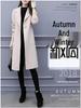 Korean Style Mid-Length Loose Woolen Coat - 2025 Trend, Autumn Winter, Plus Size, Thickened Women's Outerwear
