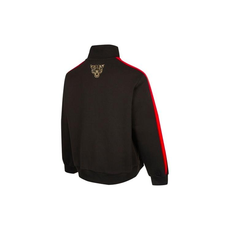 PUMA Logo Stripe Colorblock Loose Casual Jacket Black Men's 536579-01