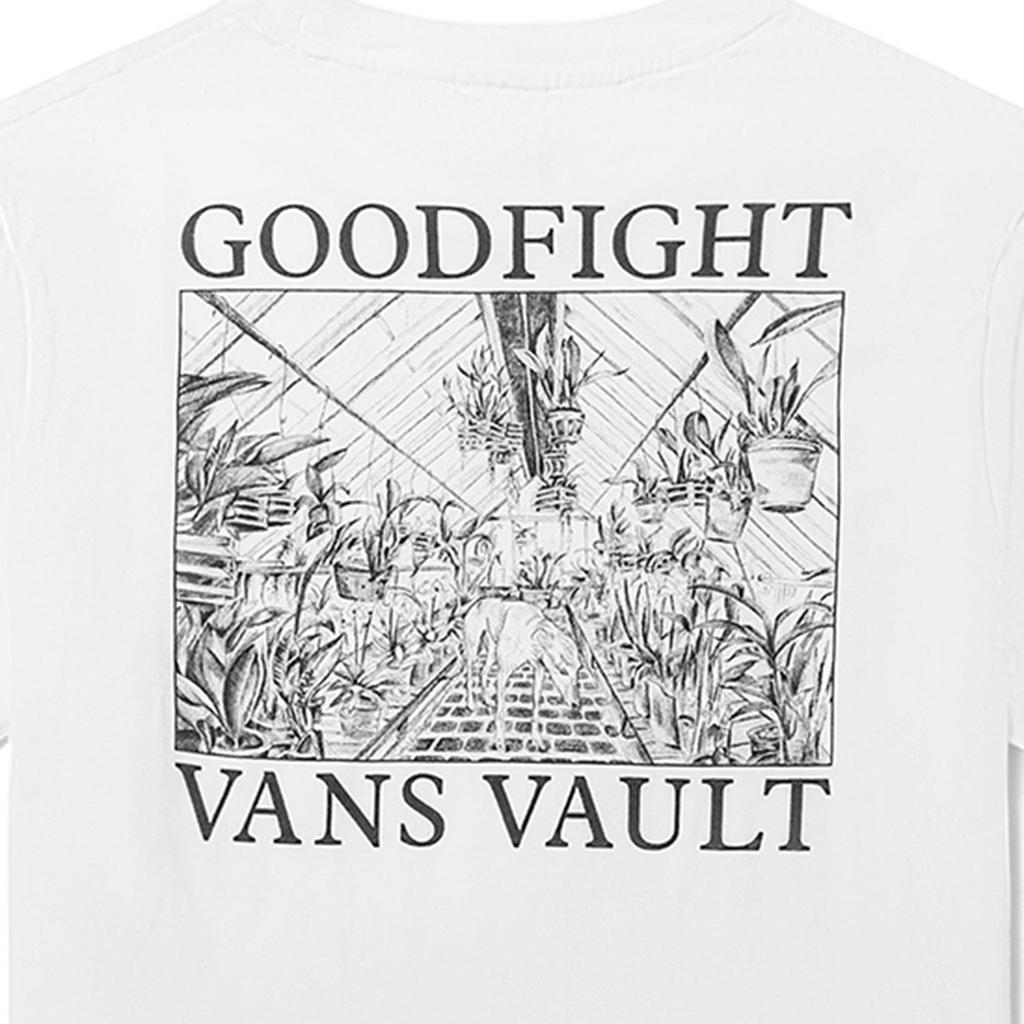 Vans x GOOD FIGHT T Shirt Unisex White VN0A7SQG-WHT