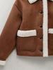 Spring/Summer 2025 European & American Women's Long Sleeve Double-Sided Pocket Jacket