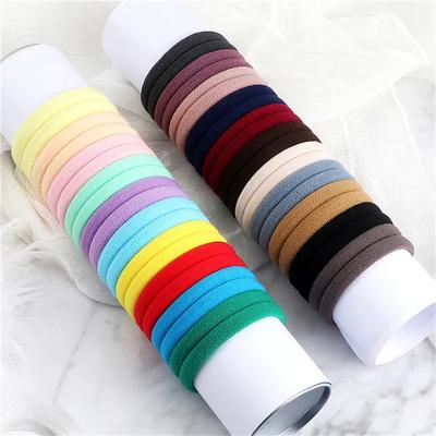 51 Kleuren Basis Elastische Haarband voor Meisjes 20/30/50 STuks 4cm Eenvoudige Effen Kleur Hoofdband Dames Haaraccessoires Scrunchies Houder
