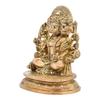 Ashtadhatu-Brass Shri Panchmukhi Hanuman Ji Idol, Religious, Gold Brass - 6 Inch