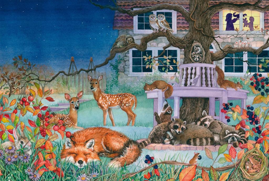 Puzzle - SCHMIDT SPIELE - Visite nocturne des animaux - 100 pieces - Des 6 ans