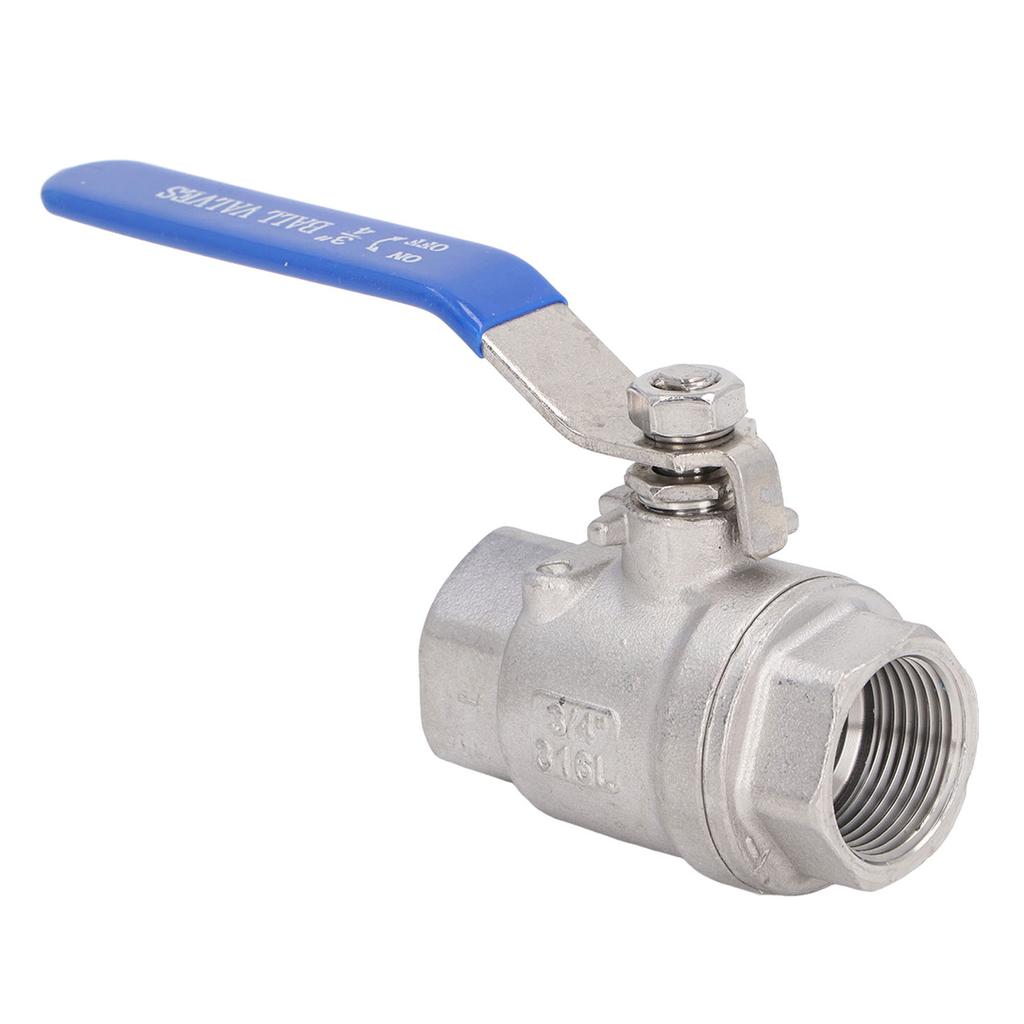 Válvula de Esfera Passagem Plena Aço Inoxidável Rosca Fêmea 3/4in 1000 WOG Válvula de Esfera para Água Óleo Gás