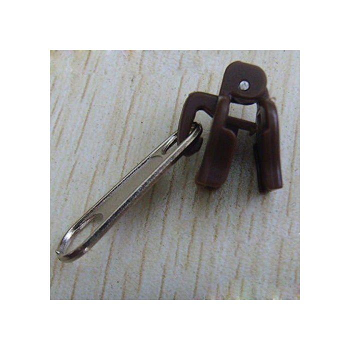 Reißverschluss-Reparaturset - Zlideon - Metallisch - Schwarz - Repariert bis zu 3 fehlende Zähne