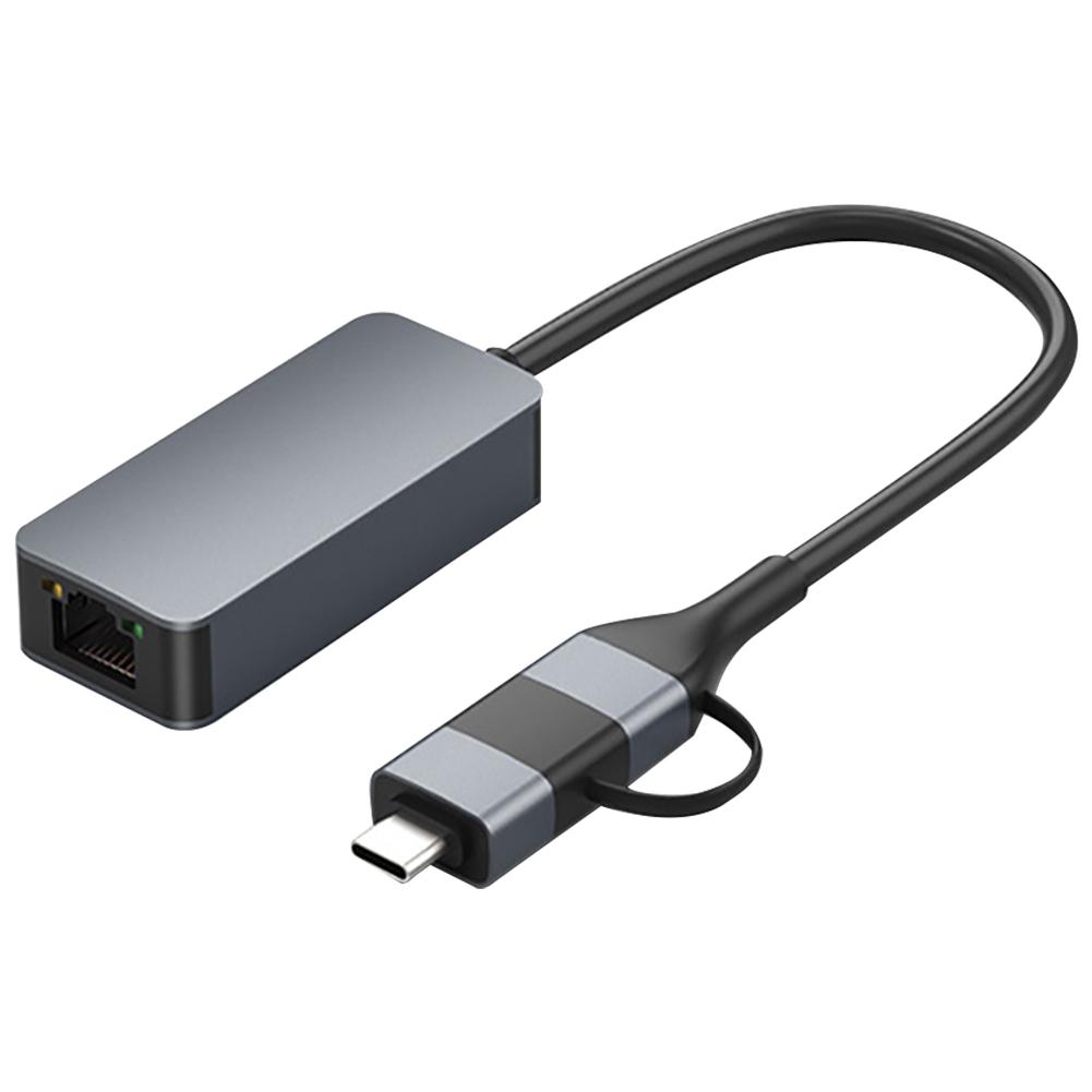 

T0# Тип A/Тип C до адаптера Ethernet 2,5G RJ45 Мережева карта 2,5G, корисна для Lap