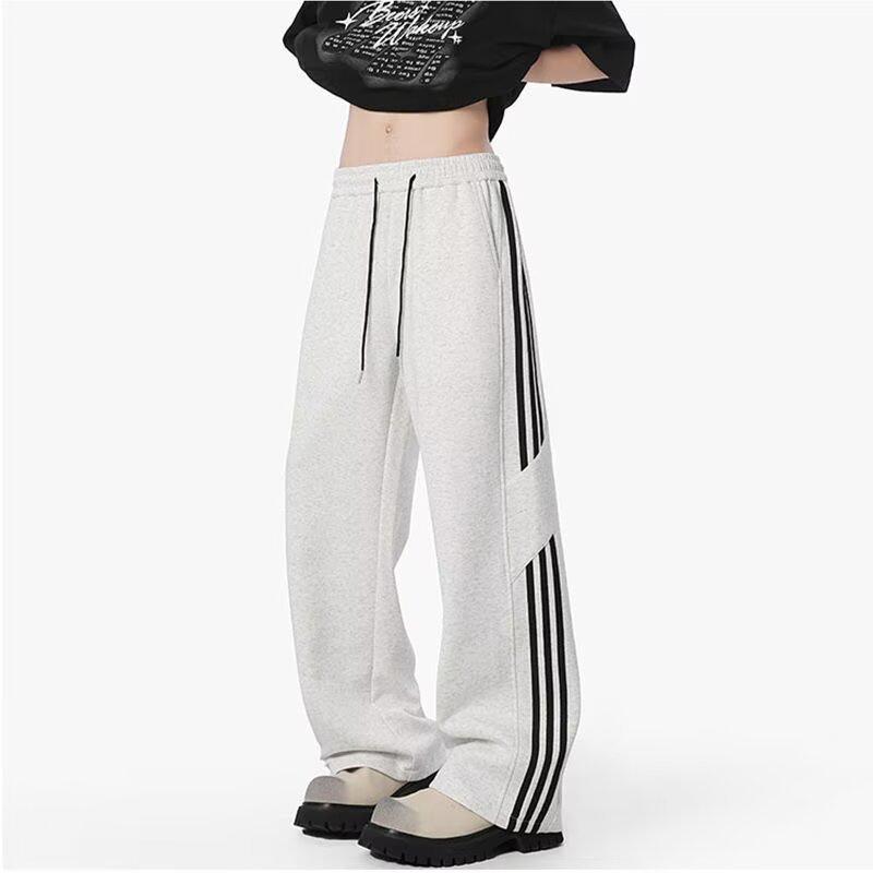 Striped Sweatpants Boys' Autumn Trendy Brand Design Sports Pants High Street Versatile Pants