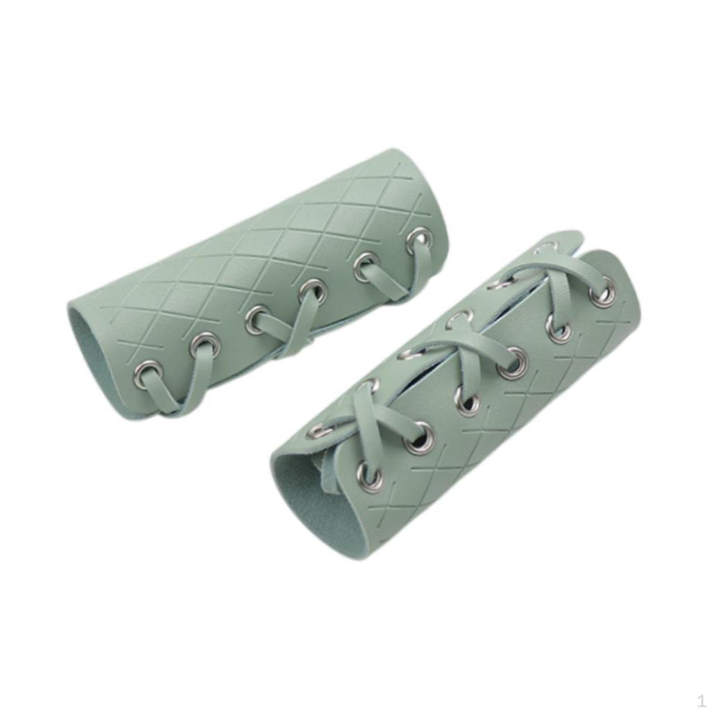 2 Pieces Handlebar Covers Parts Easy Installation Decor PU Leather Brake Clutch for Electric