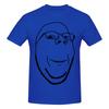 Smiling Wholesome Wojak Soyjak Unisex Tshirt Urban Light Mature Not Easy To Loosen Tees