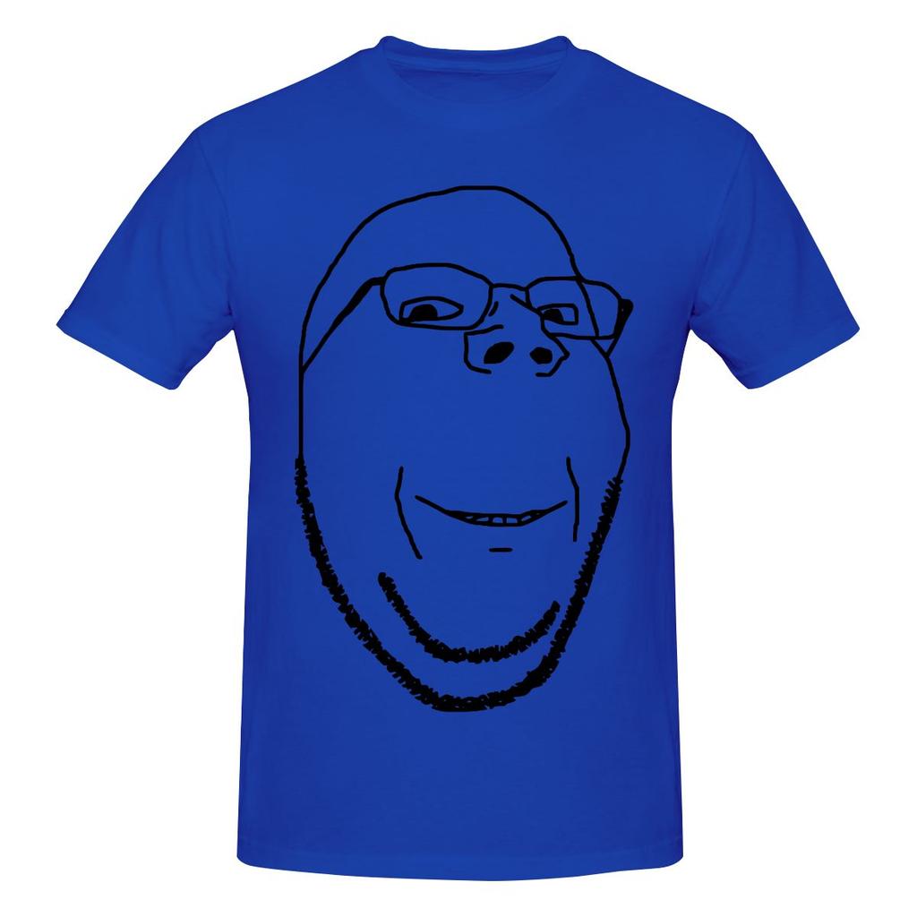 Smiling Wholesome Wojak Soyjak Unisex Tshirt Urban Light Mature Not Easy To Loosen Tees