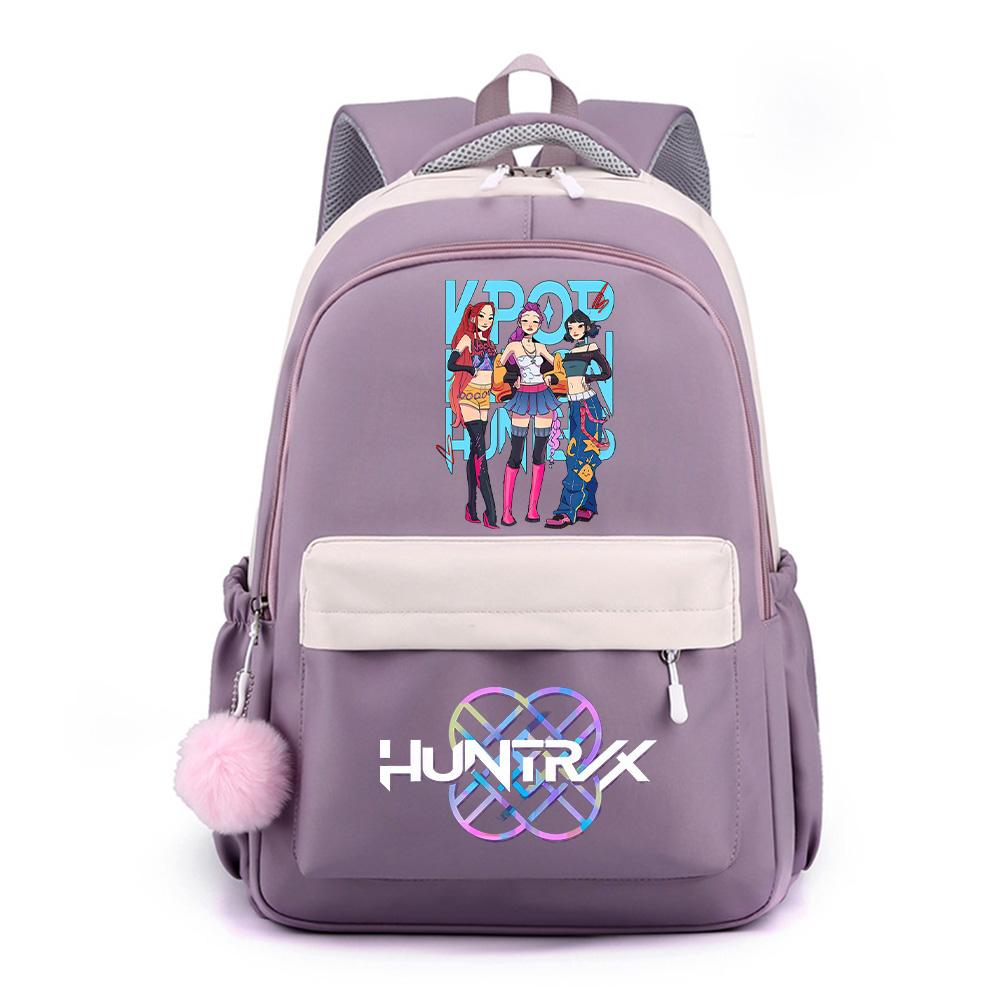 Niedlicher Cartoon K-Pop bedruckter Rucksack für Teenager Schüler Mädchen Junge Schultasche Buchtasche Kindergeschenk Damen Große Kapazität Wasserdichte Reisetasche Rucksack