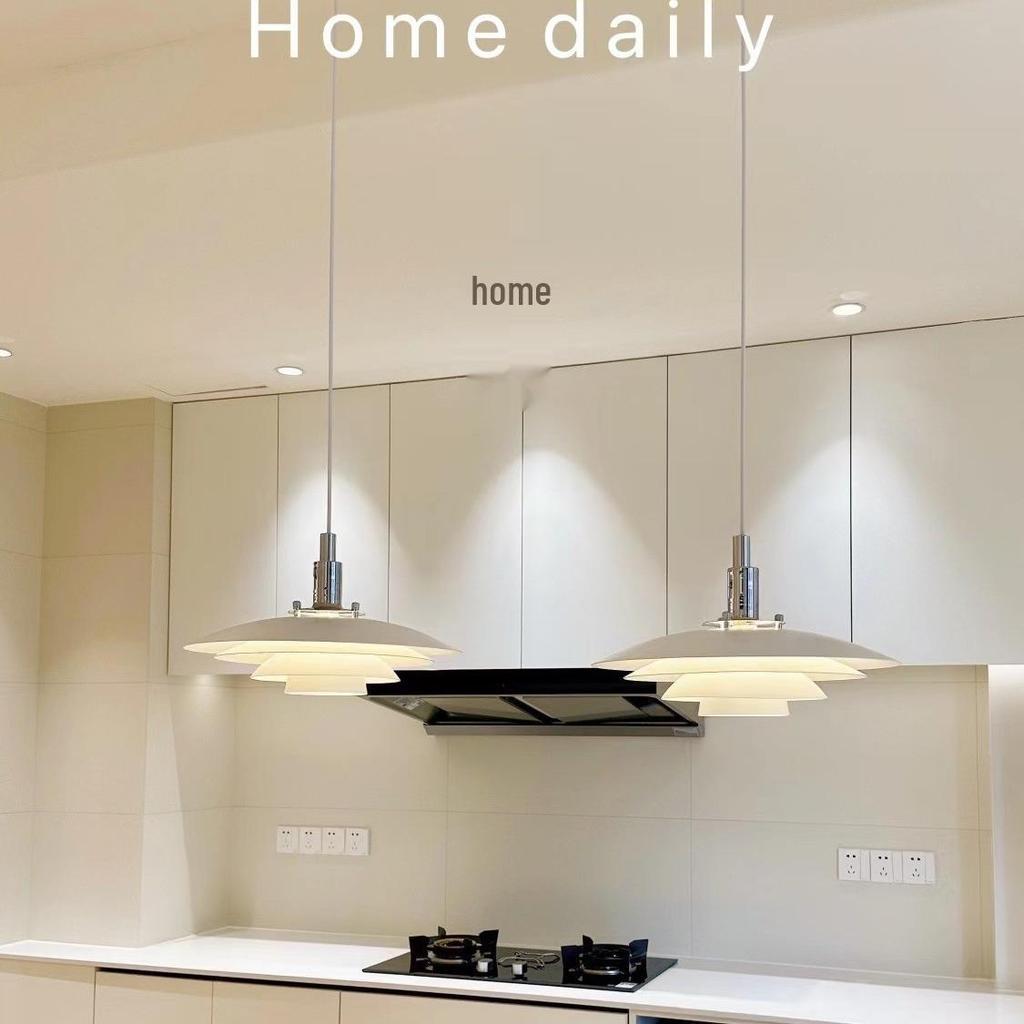 Adjustable Retractable Nordic Pendant Light - Creative Bar Island Flying Saucer Design