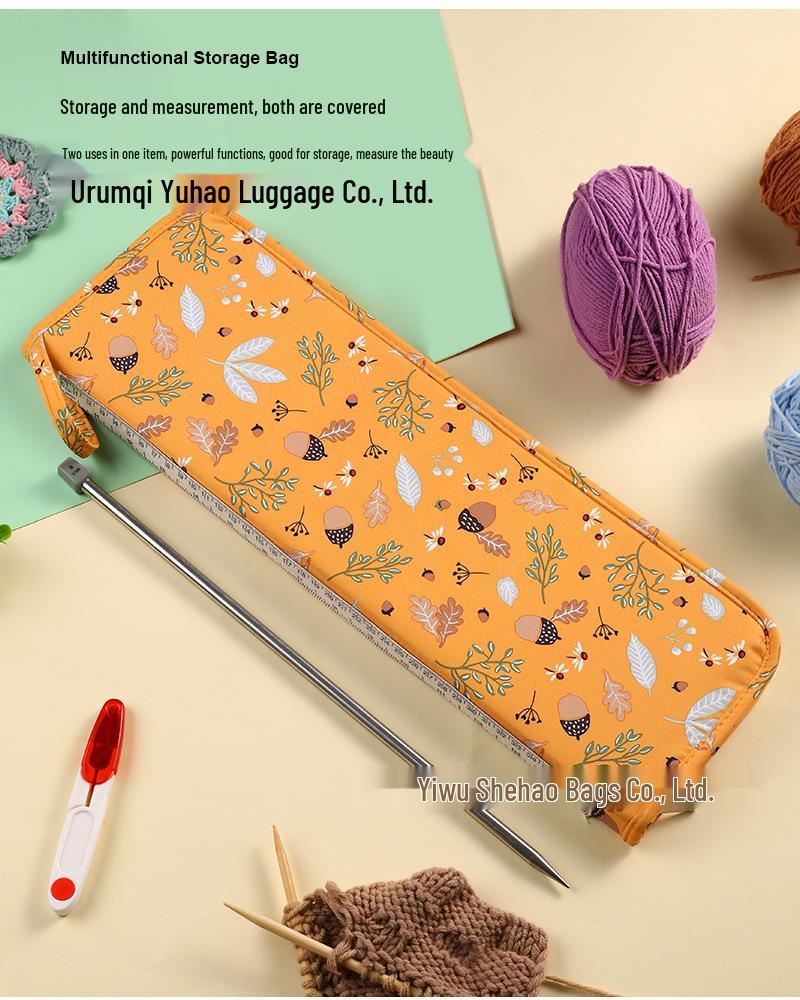 DIY Hand Knitting Tool Set: Stainless Steel Single Point Needles and Accessories