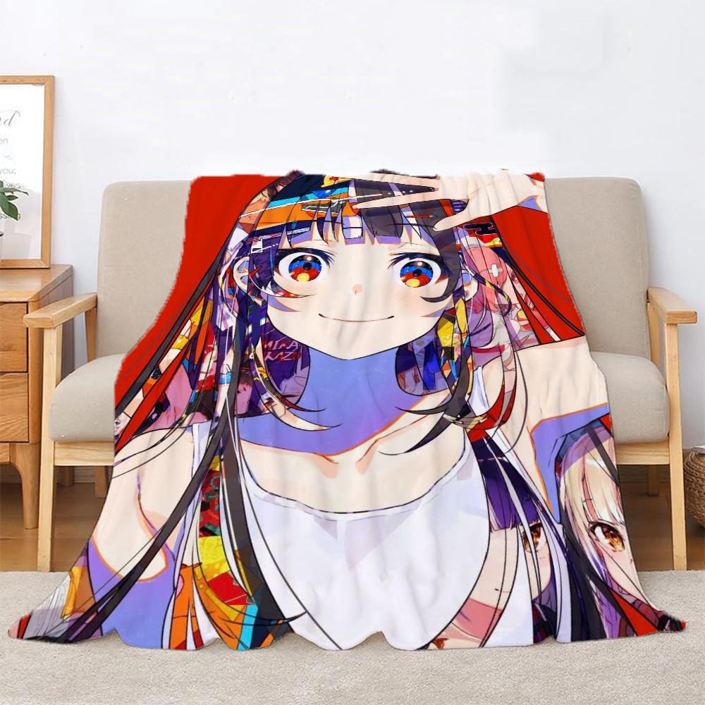 Mika Pikazo Nap Blanket King Size Interior for Home Beach Towel Fluffy Soft Blankets &amp; Throw Luxury Bedding Knitted Plaid Knee