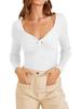 Autumn Winter Women's Cross Front Long Sleeve Elegant Knit Sweater Luxurious Relaxed-fit Slimming and Versatile Top