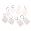 5Pcs Clear Bear Acrylic Blank Photo Frame Keychain Insert Photo Picture Frame Key Holder Diy Picture Frame Keyring Bag Pendant