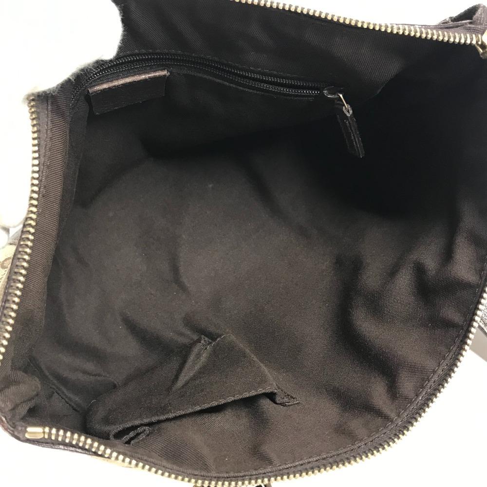 GUCCI 141471 GG Handbag Tote Bag Shoulder Bag GGCanvas/Leather Beige/Dark brown