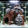 Resine Grotta del Teschio Ornamenti per Acquari Teschio Squisito Tematica Acquari Decorazione Resine Nascondigli Per Animali Acquatici