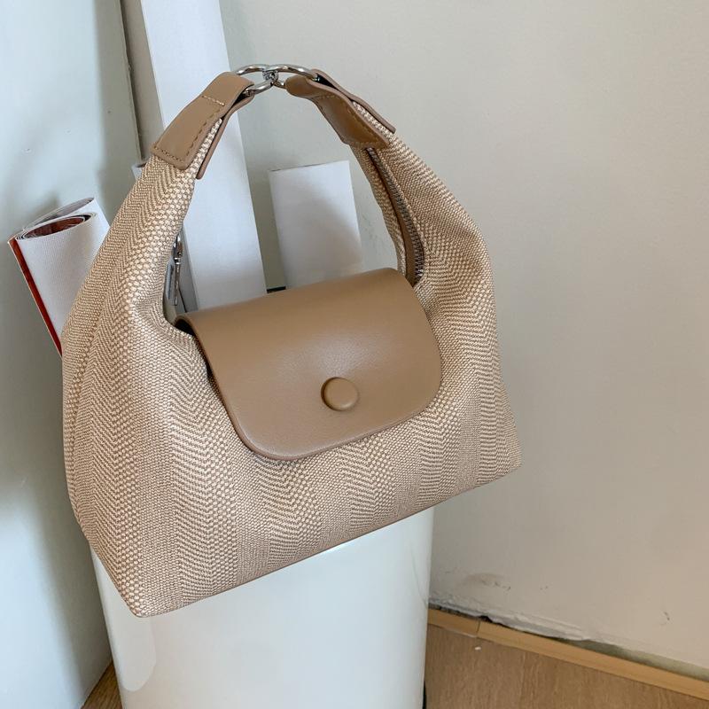 Casual niche design dumpling bag women's bag 2025 new Korean version hand carry cloud bag super fire versatile messenger bag