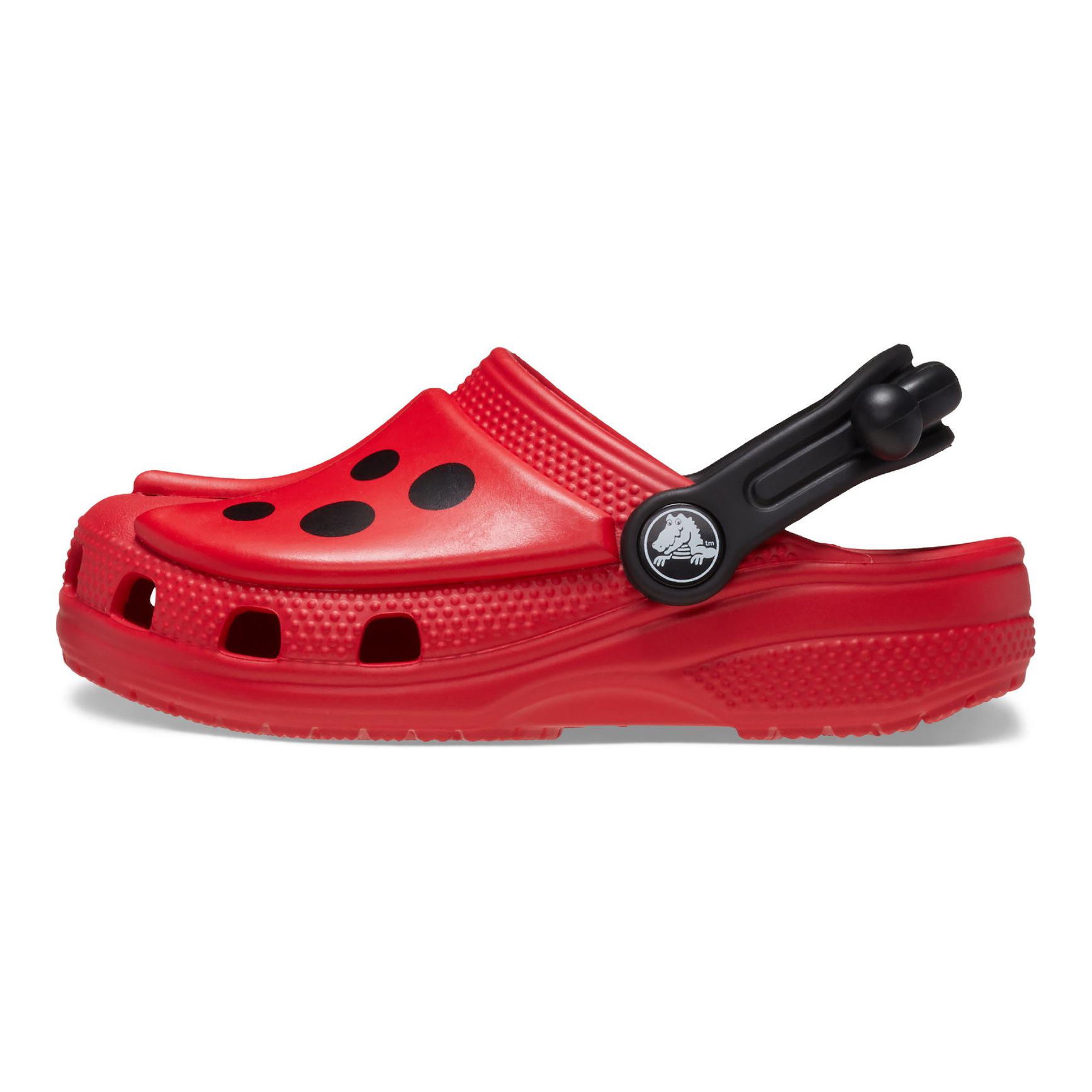 

Stitch x Crocs Round Toe Flat Heel Kids Sandals Red Children s Model 25-26 красный