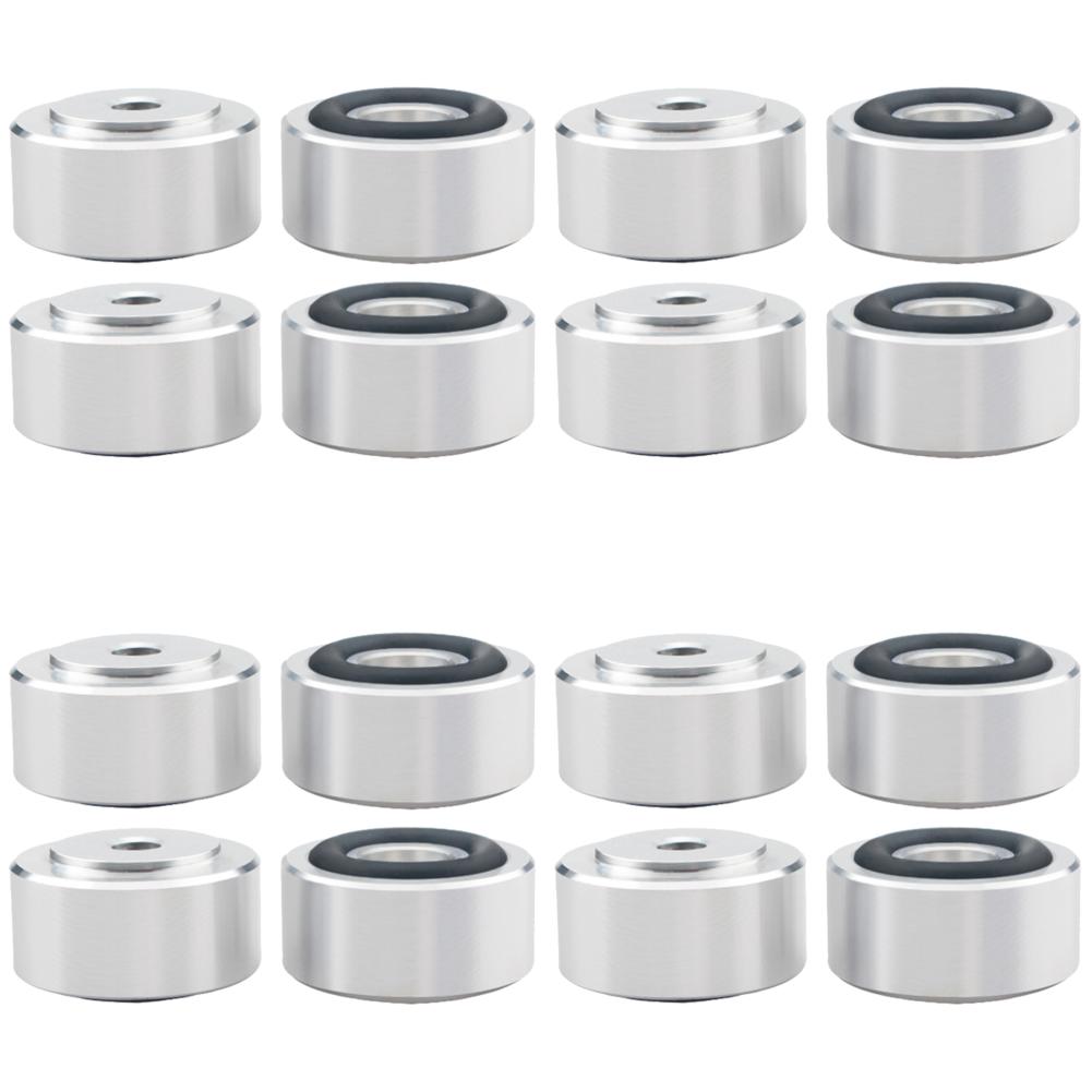 4-20 Stück Lautsprecher Spikes Standfüße Pad Aluminiumlegierung Lautsprecher Isolationsstand Füße Pad Anti-Rutsch Stoßdämpfend Verstärker Basis Füße