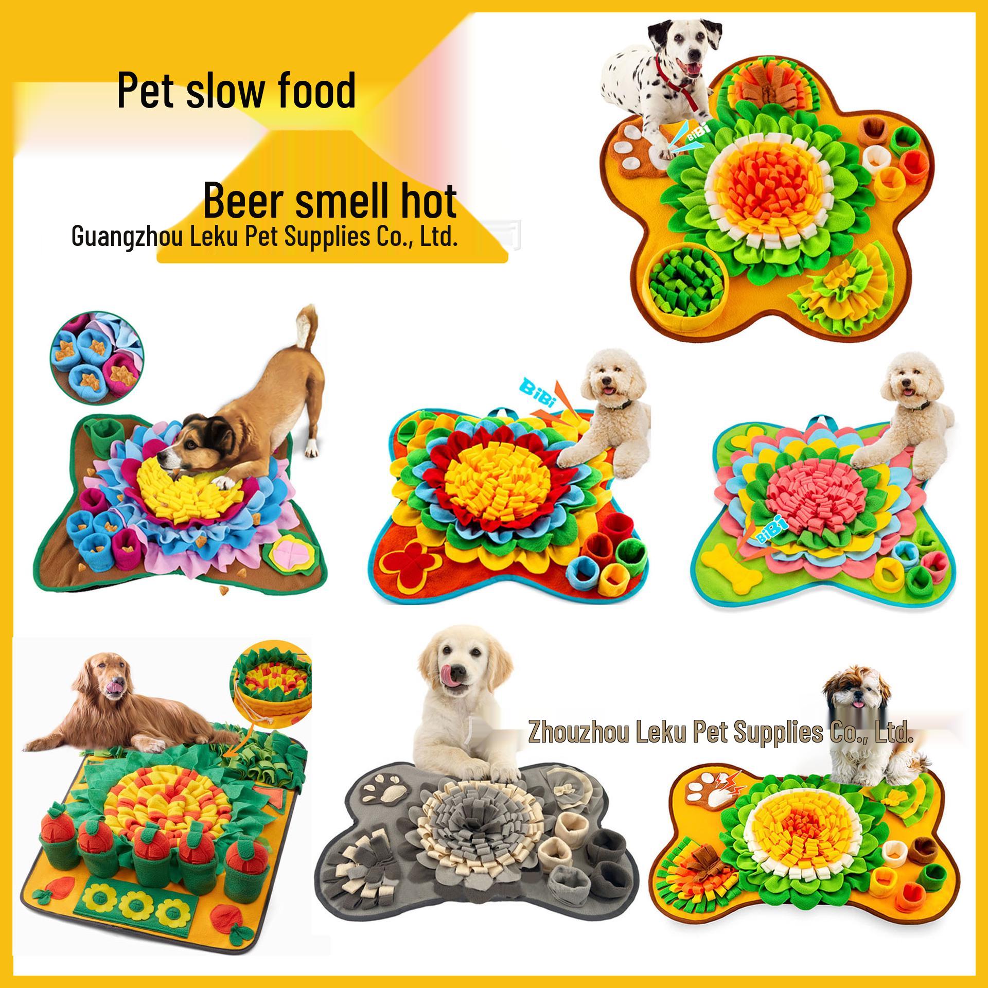 Tappetino Snuffle Multistile per Animali Domestici - Giocattolo Puzzle & Addestramento per Cani