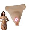 Weicher Silikon-Tanga für Männer zu Frauen mit künstlicher Vagina für Crossdresser Cosplay Ladybody Sissy Höschen 3 Farben XS/S/L/XL