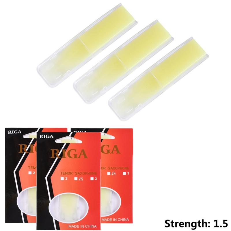 3pcs/set Resin Sax  Reeds Tenor Saxophone Resin Reeds Wear Resistant General Reeds