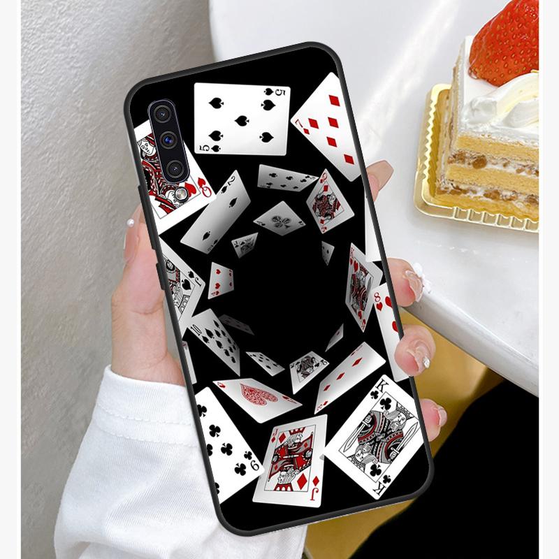 Las Vegas Casino Poker Skal för Samsung A22 A12 A32 A42 A52 A72 A51 A71 A50 A70 A20e A21S A20S A52S Fodral
