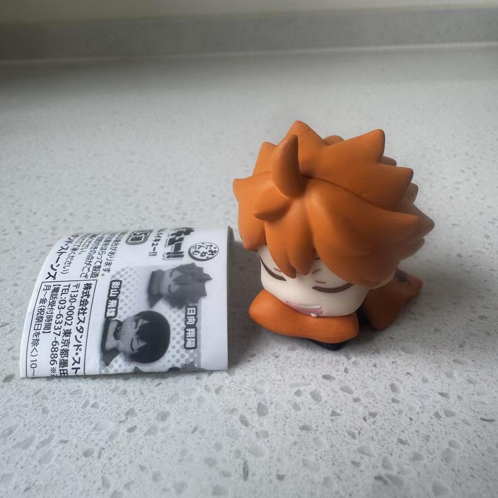 Genuine Action Figure Haikyuu Sleep Style Iwaizumi Hajime Akaashi Keiji Oikawa Tooru Kotaro Bokuto Cover The Quilt Gacha Toy