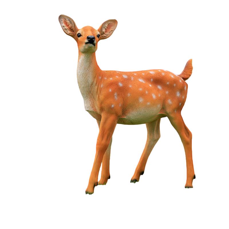 Реалистичная самка пятнистого оленя Наружное украшение