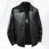 Men's leather jacket spring and autumn new versatile youth handsome PU leather jacket slim-fitting stand-up collar leather top coat