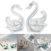 Diy Crystal Aromatherapy Gypsum Swan Epoxy Glue Silicone Mold Table Soft Ceramic Plaster Ornament Diy Crafts Decorations