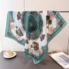 New Stylish Small Women's Scarf Soft Satin Printed Headscarf Lightweight Square Scarf Necktie for Women Beautiful