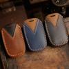 Leather Car Key Case Cover Holder Keychain Shell for Chrysler Pacifica 2017 2018 2019 2020 2025 2025 Voyager Smart Key Cover