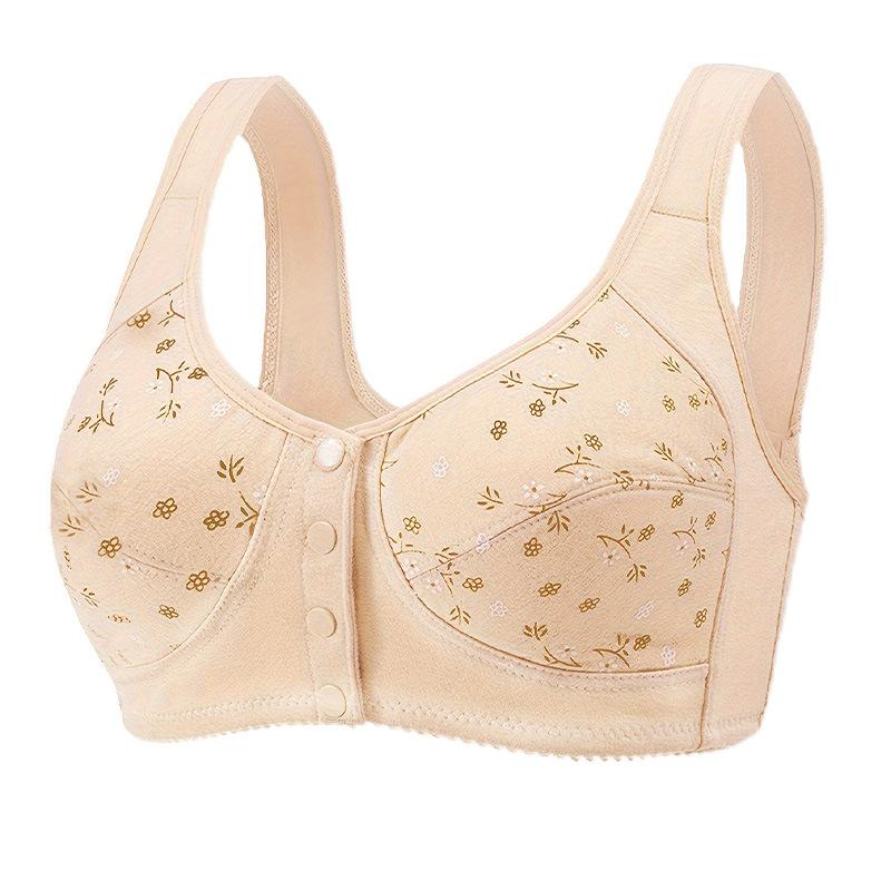 Women Wirefree Tank Style Bras Front Closure Bralette Female Confortable Breathable Underwear Large Bust Cup Underwear L-5XL
