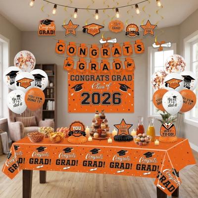 Graduation Theme Party Decoration Set