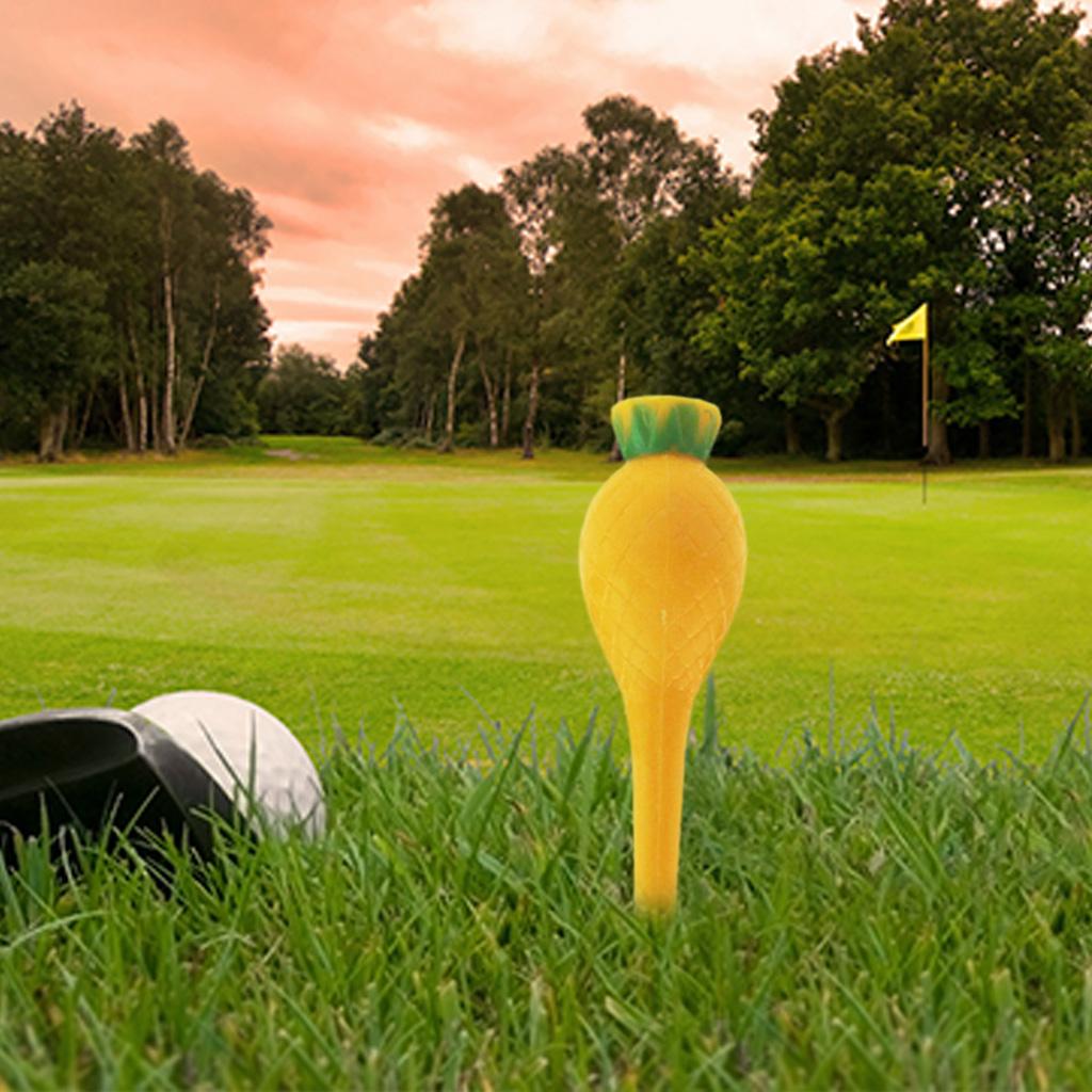 1pc golf professional tees 70mm/2.76inch Yellow/Green Tool Nail for Accessories - Fruit