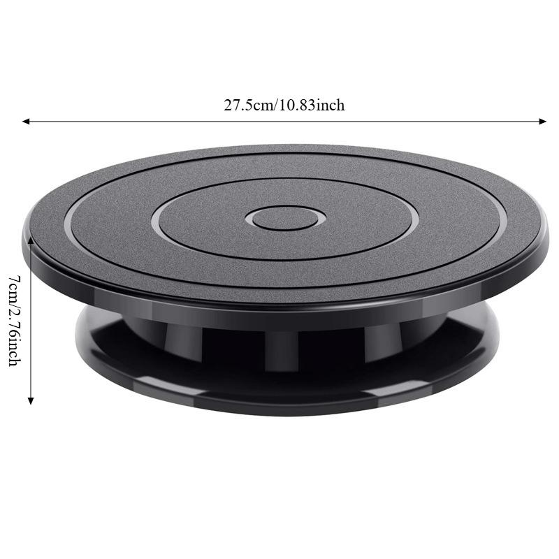 Drehteller Stereoskopische Malerei Gravur Töpferscheiben Drehender Kuchenständer DIY Form Küchenbackwerkzeuge