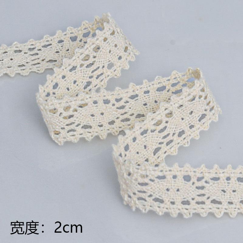 

Многосекционная двухсторонняя неэластичная хлопковая ткань кружево простыни шторы юбка кромка аксессуары своими руками мода декоративные поделки изготовление лент 2cm*50 Yards