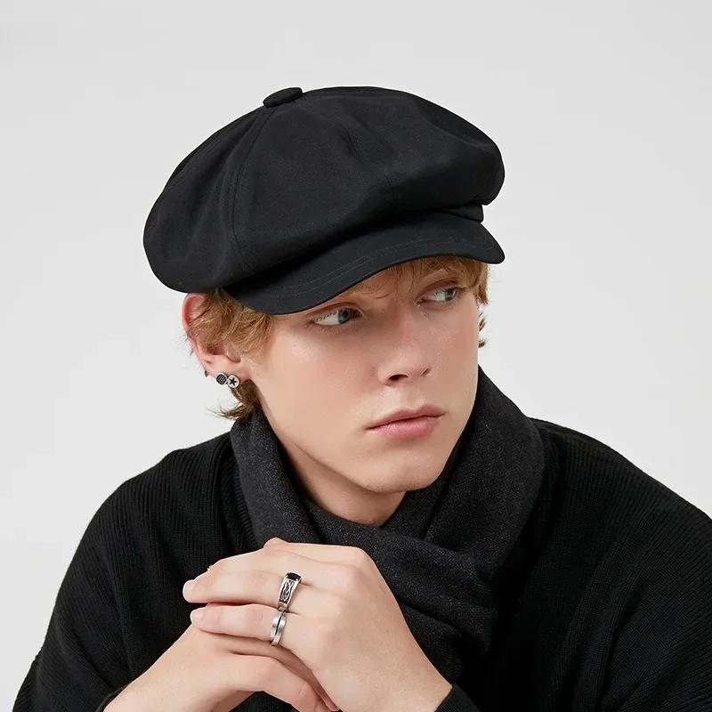 Japanese Big Size 60cm Cotton Newsboy Caps for Men Women Fashion British Style Retro Painter Hat Summer Unisex Casual Berets