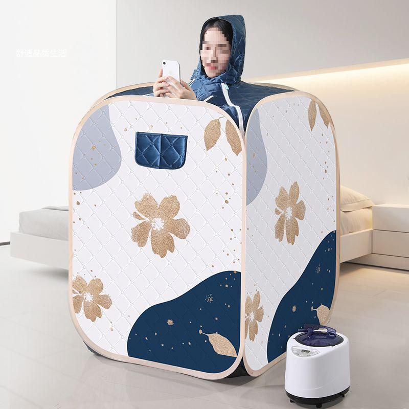 New Foldable Home Sauna: Full Body Sweat Steam Box for Postpartum Recovery