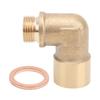 90 Degree Oxygen Sensor Extender M18x1.5 Brass Extension Spacer Adapter Car Accessory