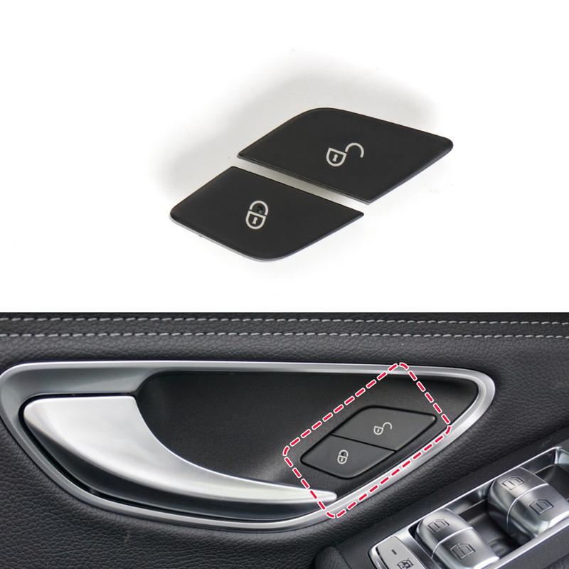 LHD RHD Car For Mercedes Benz C EQC GLC V Class W205 N293 W253 W447 Interior Central Door Lock Unlock Switch Button Cover