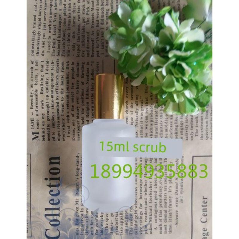Factory Direct Sales 15ml Transparent Glass Jar Essence Sample Box Skin Care Cosmetic Subpackaging Empty Bottle