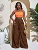Women's High-Waisted Casual Wide Leg Pants