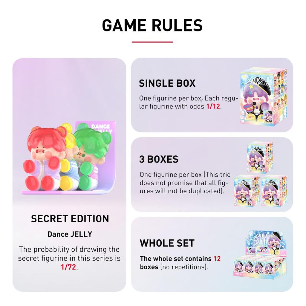 POP MART PINO JELLY Star Project Series Pop Mart Gacha Gacha Figurka Plastový model Prémiová hračka Měkký vinyl Originální postava Narozeninový dárek [3]