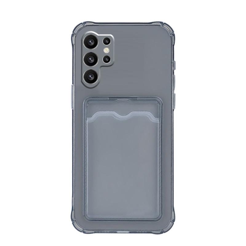 Прозорий гаманець цукеркового кольору з відділеннями для карток, чохол-тримач для Samsung Galaxy S21 S22 S23 S24 Ultra Plus, м'яка силіконова кришка