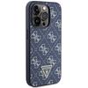 Guess Guhcp15Lpg4Gpb Iphone 15 Pro 6.1 Niebieski/Blue Hardcase 4G Triangle Metal Logo