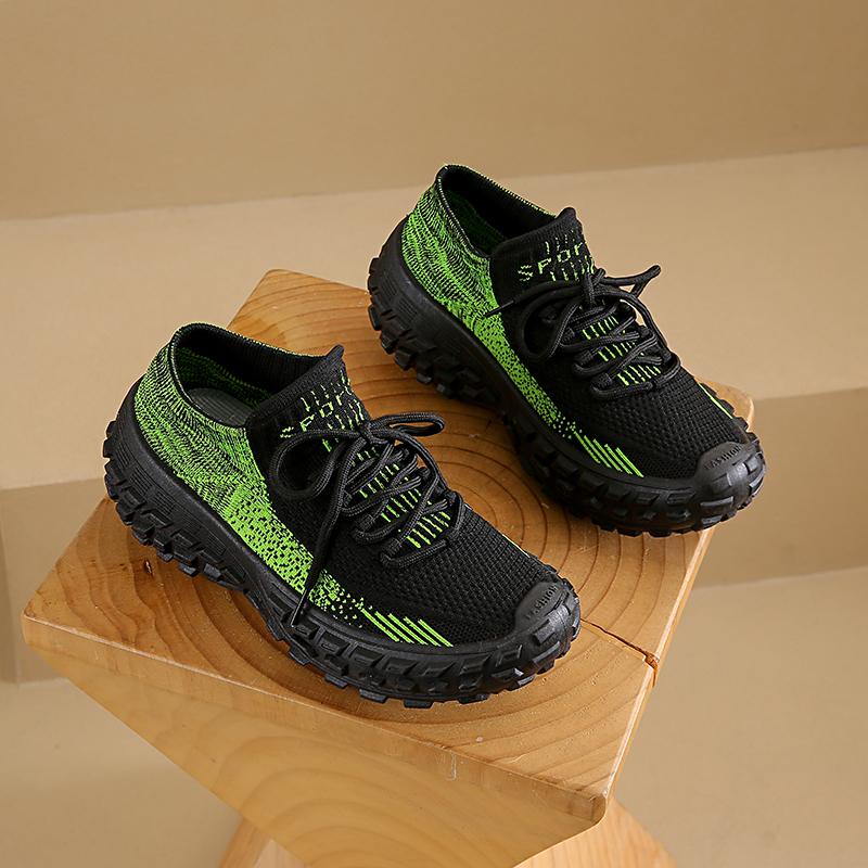 

Модная женская обувь Кроссовки на толстой подошве «старые папины шины» Женская уличная обувь на платформе для увеличения роста Кожаные женские повседневные кроссовки 35